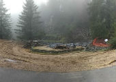 Panorama view after demo is complete. 